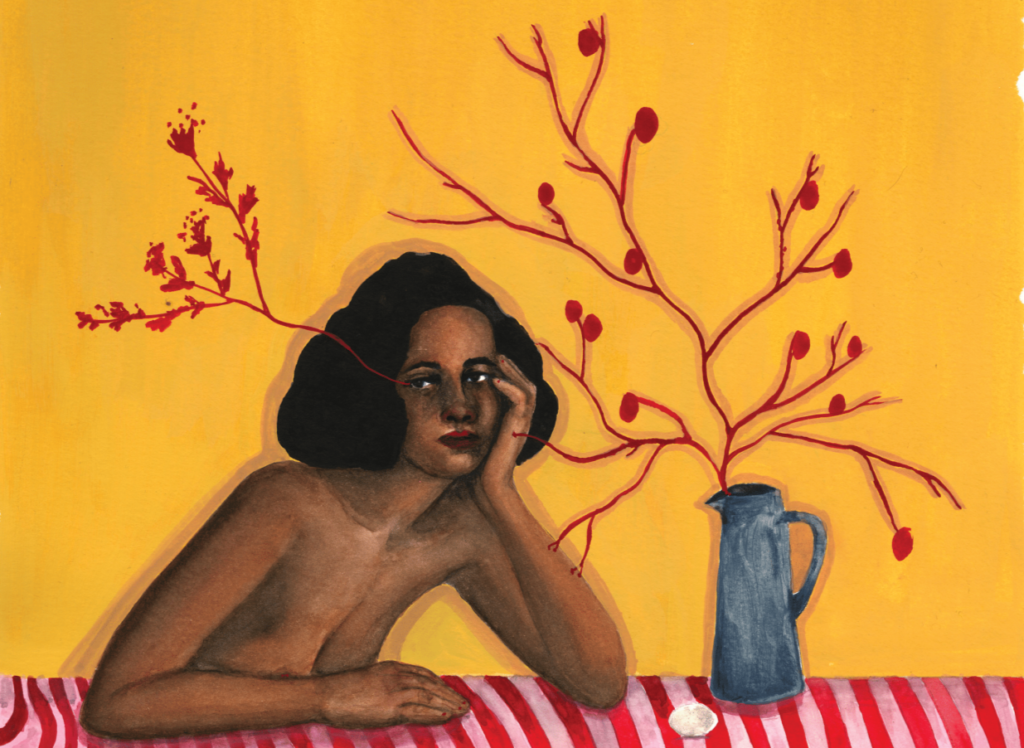 Pintura que representa liberdade, tendo sido feita para celebrar o 25 de abril