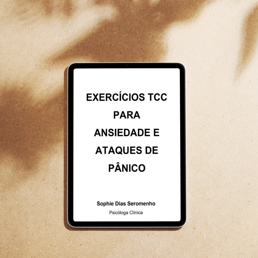 Ebook Para Psicólogos: Exercícios TCC Para Ansiedade e Ataques de Pânico